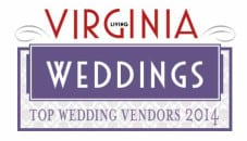 Virginia Weddings Top Wedding Vendors 2014 badge